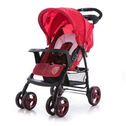 Коляска BAMBINI VIPPER (red strawberry)